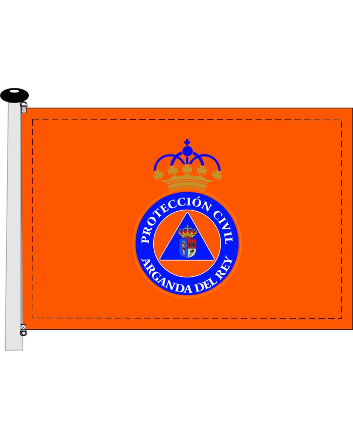 Bandera Protección Civil Arganda del Rey