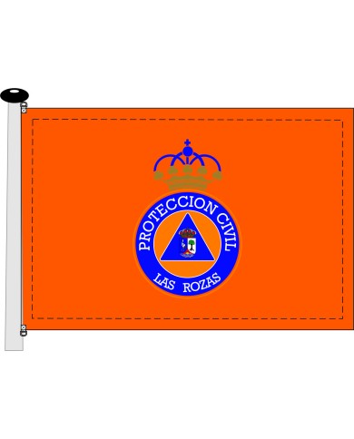 Bandera Protección Civil Las Rozas