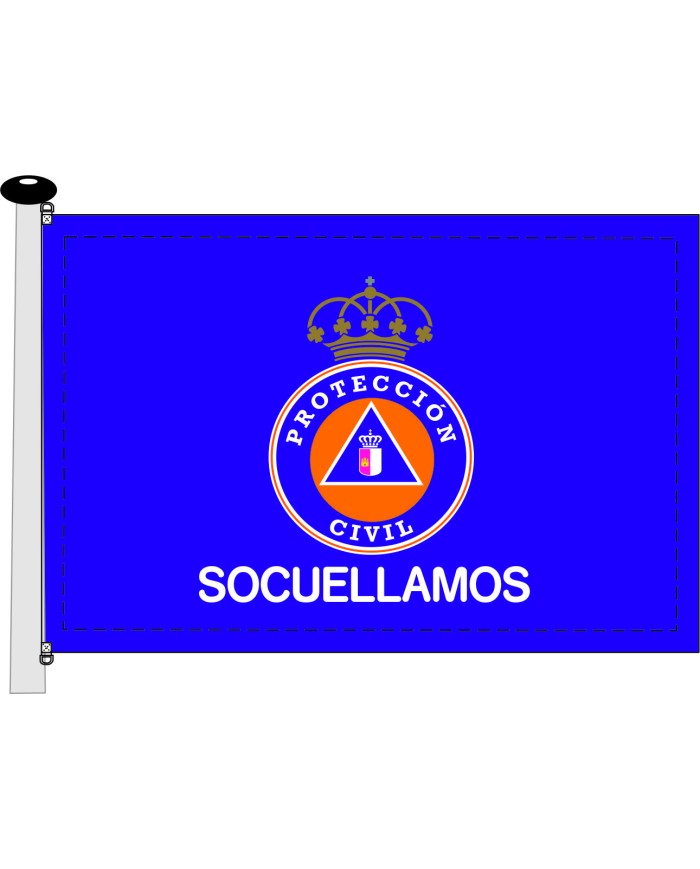 Bandera Protección Civil Socuellamos
