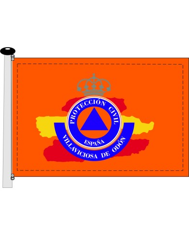 Bandera Protección Civil Villaviciosa de Odón