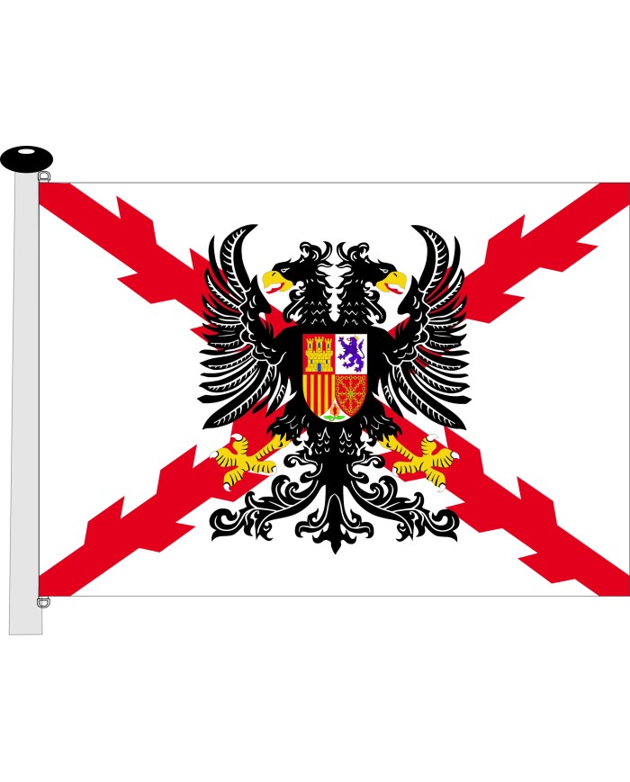 Bandera Cruz de Borgoña Los Tercios