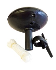 Mástil aluminio 6 metros divisible 60 m/m Ø blanco